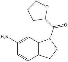 1-(oxolan-2-ylcarbonyl)-2,3-dihydro-1H-indol-6-amine Struktur