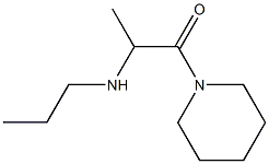 1-(piperidin-1-yl)-2-(propylamino)propan-1-one Struktur