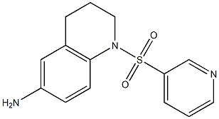 1-(pyridine-3-sulfonyl)-1,2,3,4-tetrahydroquinolin-6-amine Struktur