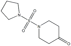 1-(pyrrolidine-1-sulfonyl)piperidin-4-one Struktur