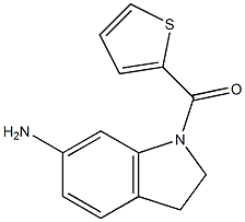 1-(thiophen-2-ylcarbonyl)-2,3-dihydro-1H-indol-6-amine Struktur