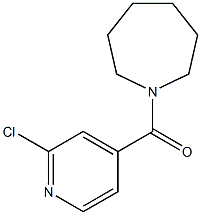 1-[(2-chloropyridin-4-yl)carbonyl]azepane Struktur