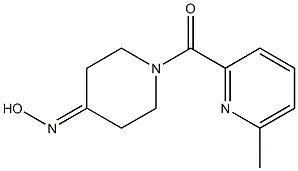 1-[(6-methylpyridin-2-yl)carbonyl]piperidin-4-one oxime Struktur