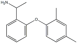 1-[2-(2,4-dimethylphenoxy)phenyl]ethan-1-amine Struktur