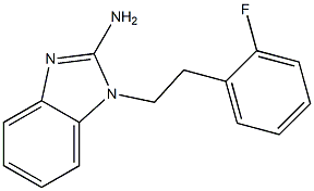 1-[2-(2-fluorophenyl)ethyl]-1H-1,3-benzodiazol-2-amine Struktur