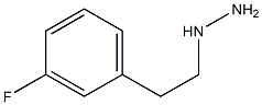 1-[2-(3-fluorophenyl)ethyl]hydrazine Struktur