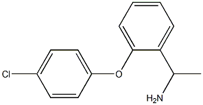 1-[2-(4-chlorophenoxy)phenyl]ethan-1-amine Struktur