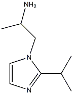 1-[2-(propan-2-yl)-1H-imidazol-1-yl]propan-2-amine Struktur