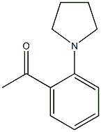 1-[2-(pyrrolidin-1-yl)phenyl]ethan-1-one Struktur