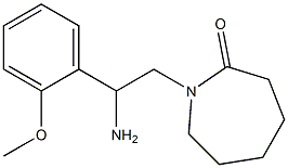 1-[2-amino-2-(2-methoxyphenyl)ethyl]azepan-2-one Struktur