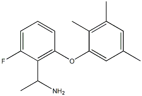 1-[2-fluoro-6-(2,3,5-trimethylphenoxy)phenyl]ethan-1-amine Struktur