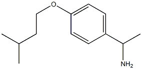 1-[4-(3-methylbutoxy)phenyl]ethanamine Struktur