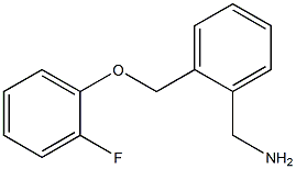 1-{2-[(2-fluorophenoxy)methyl]phenyl}methanamine Struktur