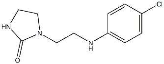 1-{2-[(4-chlorophenyl)amino]ethyl}imidazolidin-2-one Struktur