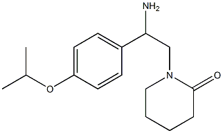 1-{2-amino-2-[4-(propan-2-yloxy)phenyl]ethyl}piperidin-2-one Struktur