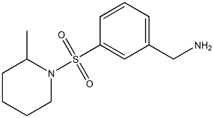 1-{3-[(2-methylpiperidin-1-yl)sulfonyl]phenyl}methanamine Struktur