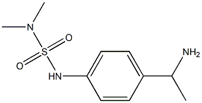 1-{4-[(dimethylsulfamoyl)amino]phenyl}ethan-1-amine Struktur