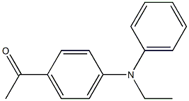 1-{4-[ethyl(phenyl)amino]phenyl}ethan-1-one Struktur