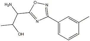 1-amino-1-[3-(3-methylphenyl)-1,2,4-oxadiazol-5-yl]propan-2-ol Struktur