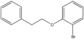 1-bromo-2-(2-phenylethoxy)benzene Struktur