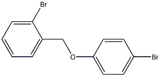 1-bromo-2-(4-bromophenoxymethyl)benzene Struktur