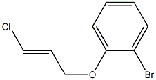 1-bromo-2-{[(2E)-3-chloroprop-2-enyl]oxy}benzene Struktur