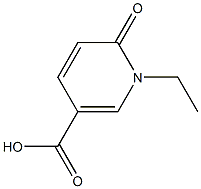 1-ethyl-6-oxo-1,6-dihydropyridine-3-carboxylic acid Struktur