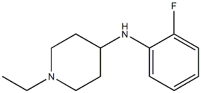 1-ethyl-N-(2-fluorophenyl)piperidin-4-amine Struktur