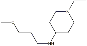 1-ethyl-N-(3-methoxypropyl)piperidin-4-amine Struktur