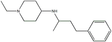 1-ethyl-N-(4-phenylbutan-2-yl)piperidin-4-amine Struktur