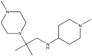 1-methyl-N-[2-methyl-2-(4-methylpiperazin-1-yl)propyl]piperidin-4-amine Struktur