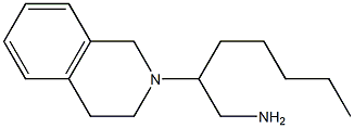 2-(1,2,3,4-tetrahydroisoquinolin-2-yl)heptan-1-amine Struktur