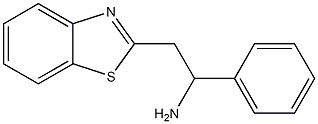 2-(1,3-benzothiazol-2-yl)-1-phenylethanamine Struktur