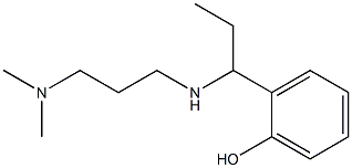 2-(1-{[3-(dimethylamino)propyl]amino}propyl)phenol Struktur