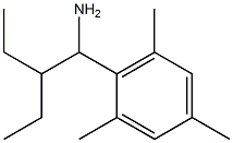 2-(1-amino-2-ethylbutyl)-1,3,5-trimethylbenzene Struktur