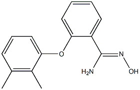 2-(2,3-dimethylphenoxy)-N'-hydroxybenzene-1-carboximidamide Struktur