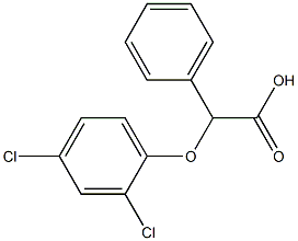 2-(2,4-dichlorophenoxy)-2-phenylacetic acid Struktur