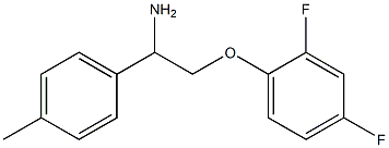 2-(2,4-difluorophenoxy)-1-(4-methylphenyl)ethanamine Struktur