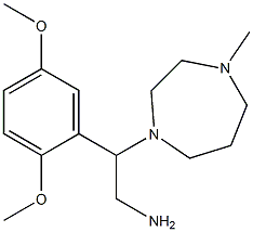 2-(2,5-dimethoxyphenyl)-2-(4-methyl-1,4-diazepan-1-yl)ethan-1-amine Struktur