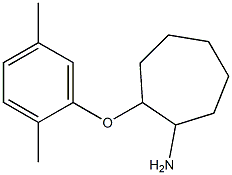 2-(2,5-dimethylphenoxy)cycloheptan-1-amine Struktur