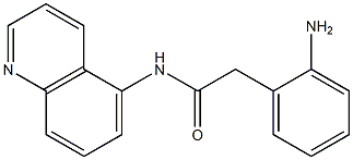 2-(2-aminophenyl)-N-(quinolin-5-yl)acetamide Struktur