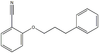 2-(3-phenylpropoxy)benzonitrile Struktur