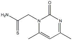 2-(4,6-dimethyl-2-oxopyrimidin-1(2H)-yl)ethanethioamide Struktur