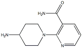 2-(4-aminopiperidin-1-yl)nicotinamide Struktur