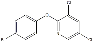 2-(4-bromophenoxy)-3,5-dichloropyridine Struktur