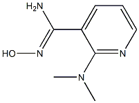 2-(dimethylamino)-N'-hydroxypyridine-3-carboximidamide Struktur