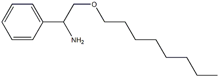 2-(octyloxy)-1-phenylethan-1-amine Struktur