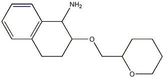 2-(oxan-2-ylmethoxy)-1,2,3,4-tetrahydronaphthalen-1-amine Struktur