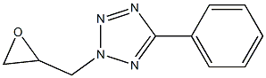 2-(oxiran-2-ylmethyl)-5-phenyl-2H-1,2,3,4-tetrazole Struktur