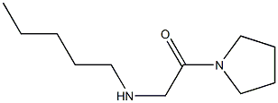 2-(pentylamino)-1-(pyrrolidin-1-yl)ethan-1-one Struktur